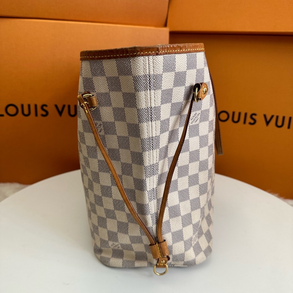 💎✨BEAUTIFUL✨💎 Louis Vuitton Damier Azur Neverfull MM Tote Bag - Picture 6 of 13